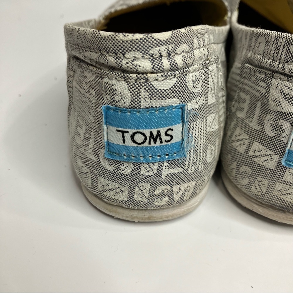 Toms Chambray Ten year anniversary slip on shoes size‎ 8 - Picture 5 of 8